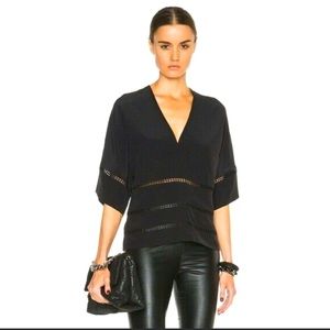 IRO Black Nika Top - 38 (Medium)